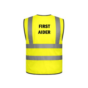 hi vis vest – “first aider”